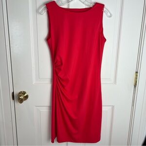 J McLaughlin Red Sleeveless Dress Size Small